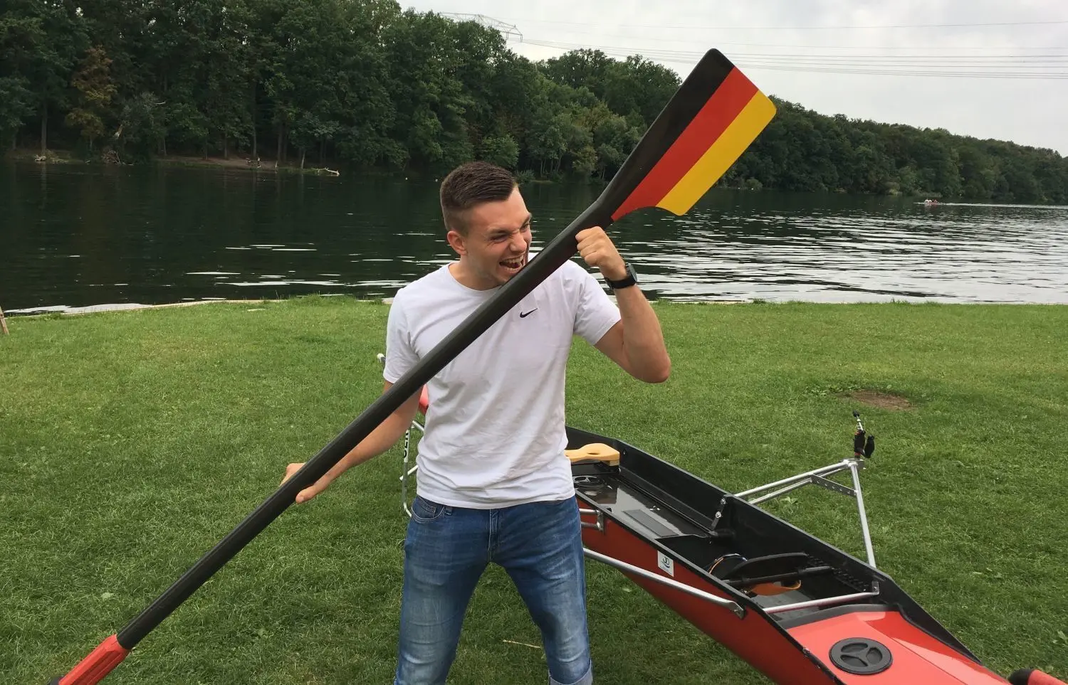 Hat Spaß beim RRVK: Leopold Reimann gehört zur Para-Truppe, hat kürzlich nur knapp die Qualifikation zu den Paralympics verpasst.