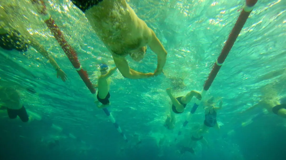 Das Freizeitbad Baff in Eberswalde taucht ab 2. November wieder ab. Die nächste Zwangspause ist angekündigt. Das Bild stammt von 24–Stunden–Schwimmen.
24 Stunden Schwimmen im Eberswalder baff am 28.02.2014
Foto:MOZ/Thomas Burckhardt