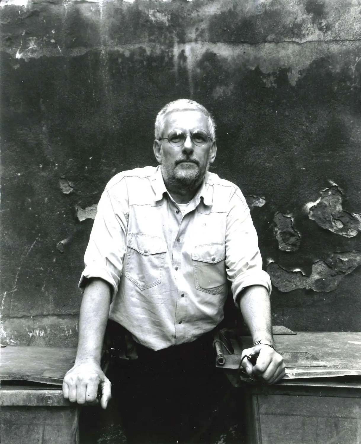 Selbstporträt von Bernd-Horst Sefzik, um 1989