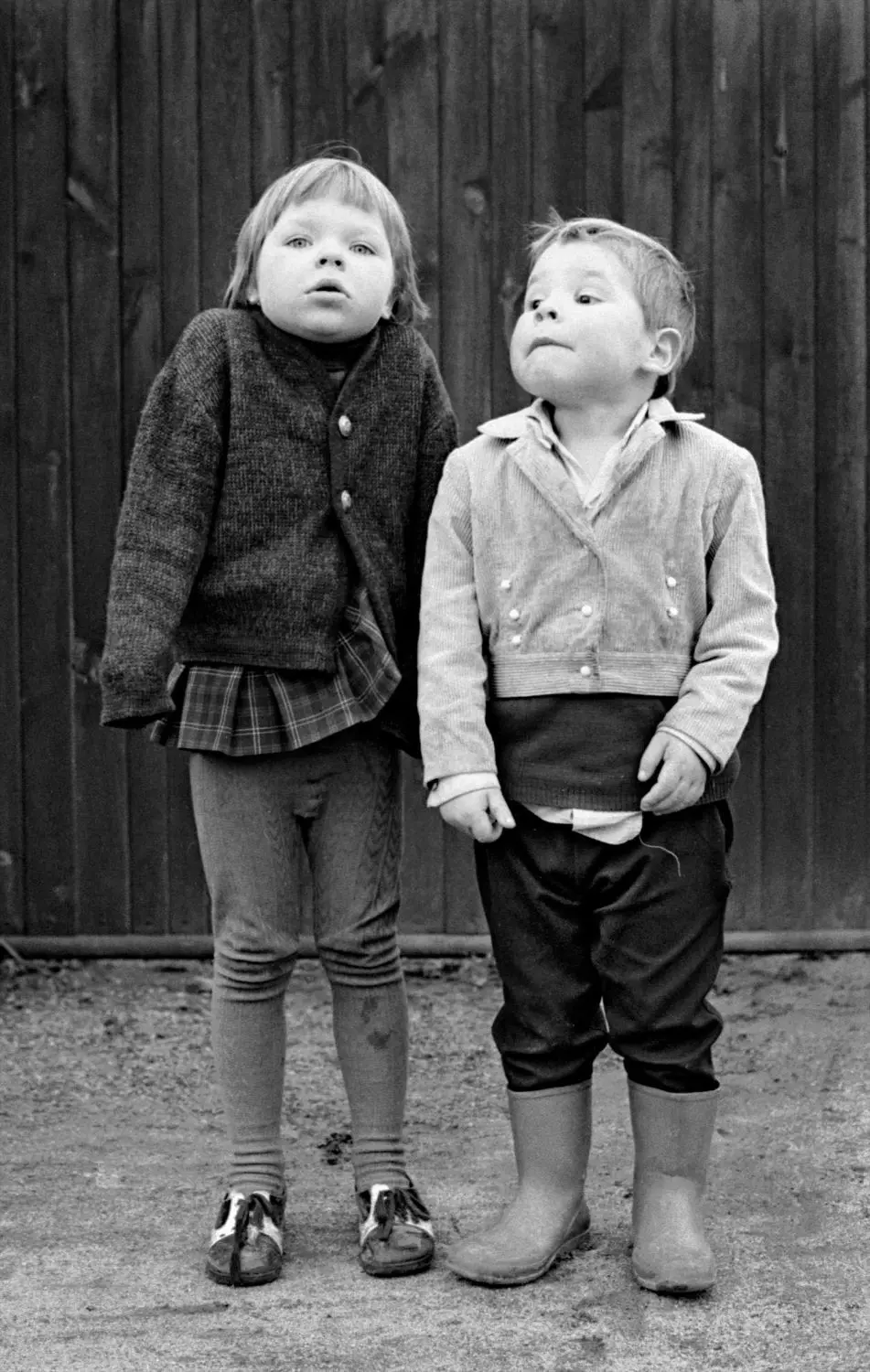 Geschwister in Beyern im Jahr 1979