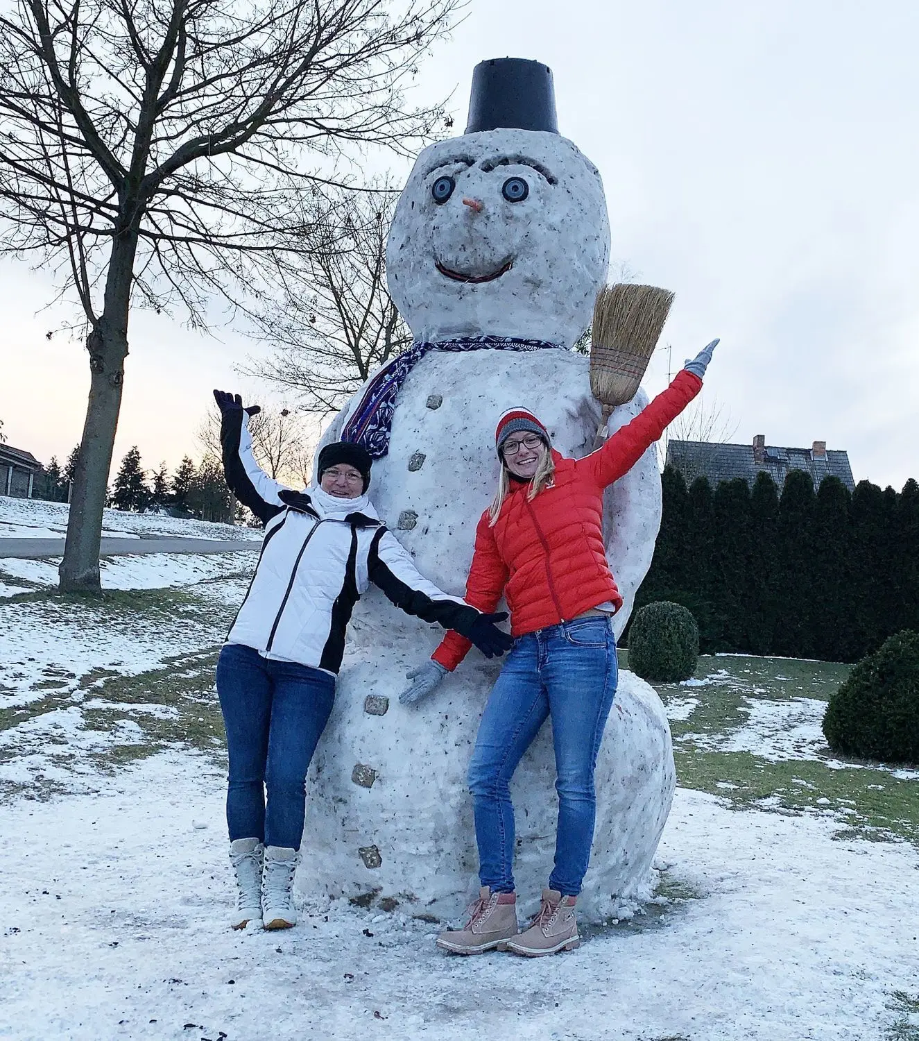 großer Schneemann