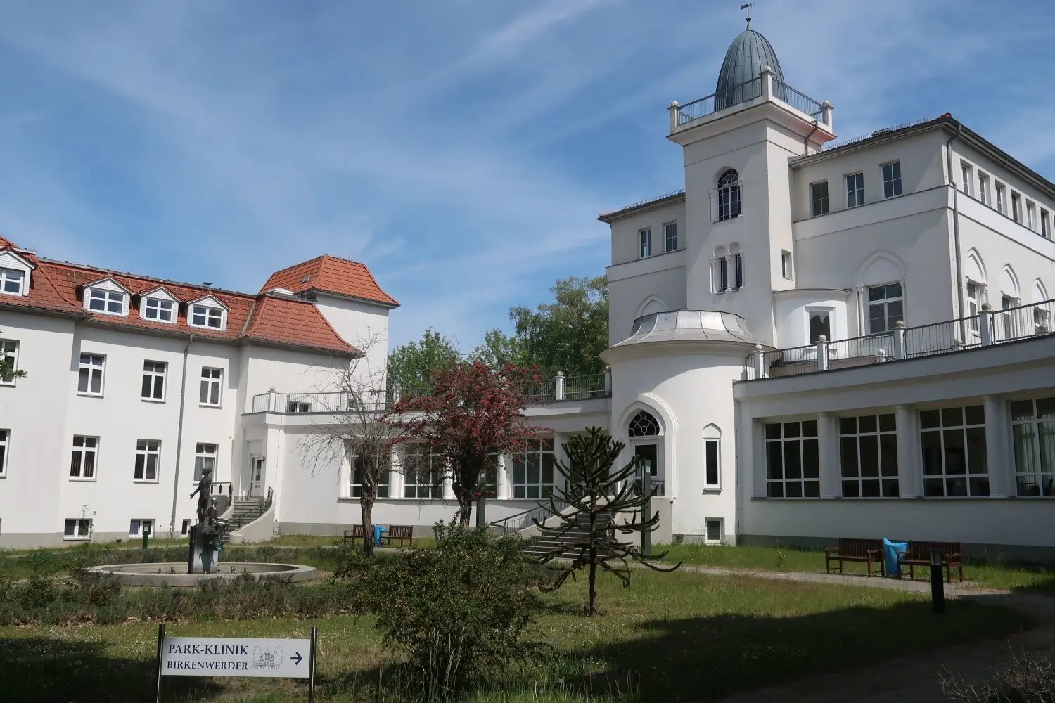 Sanatorium in Birkenwerder – hier erholte sich Christian Morgenstern in den Jahren 1905 bis 1906.