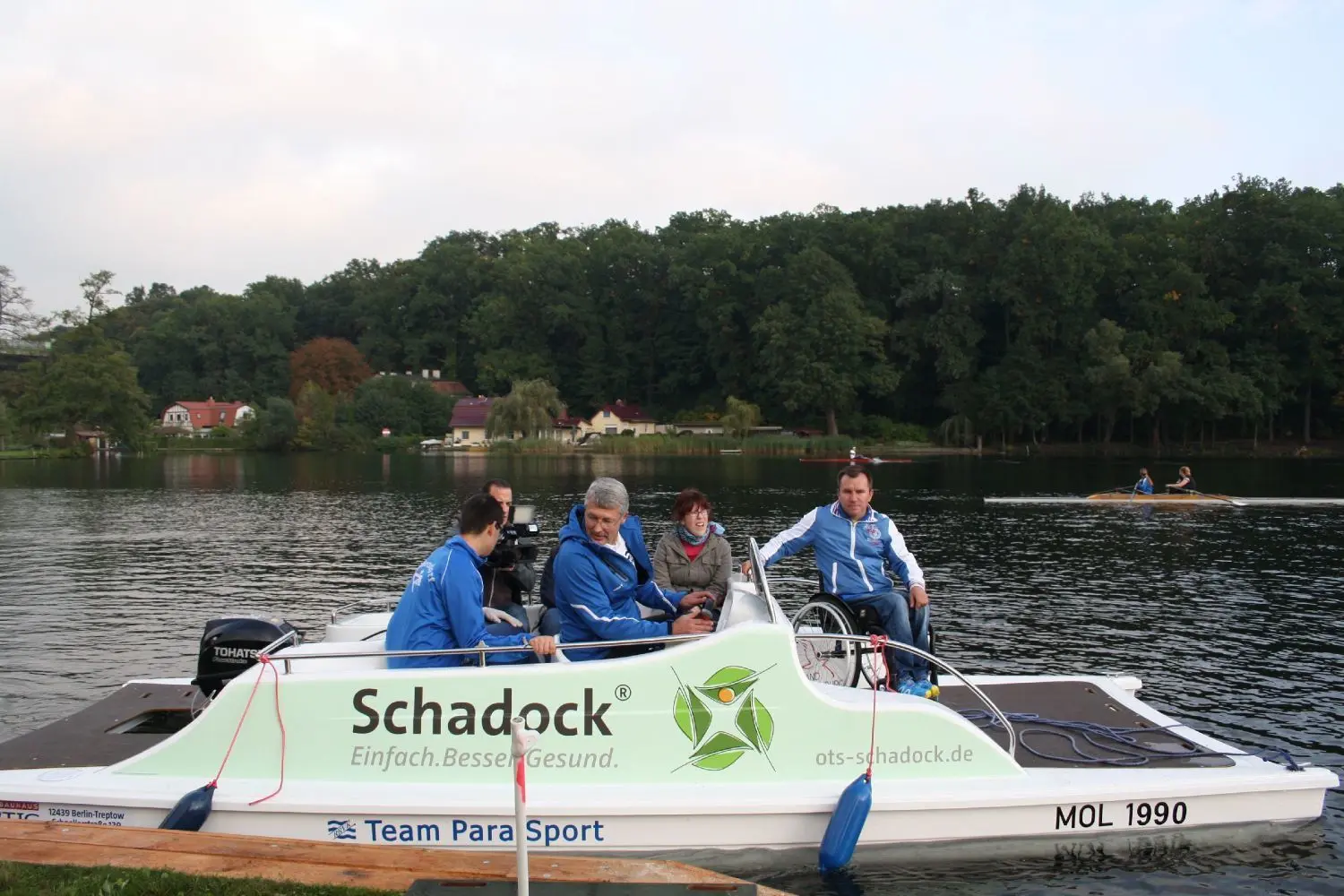Mit Sicherheit: 2017 bekam der Rüdersdorfer Verein ein behindertengerecht ausgestattetes Rettungsboot.