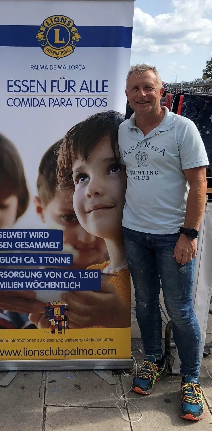 Wolfgang Krämer, Präsident des Lions Clubs in Palma, betreut das Projekt „Essen für alle“, das den hiesigen Tafeln gleicht.