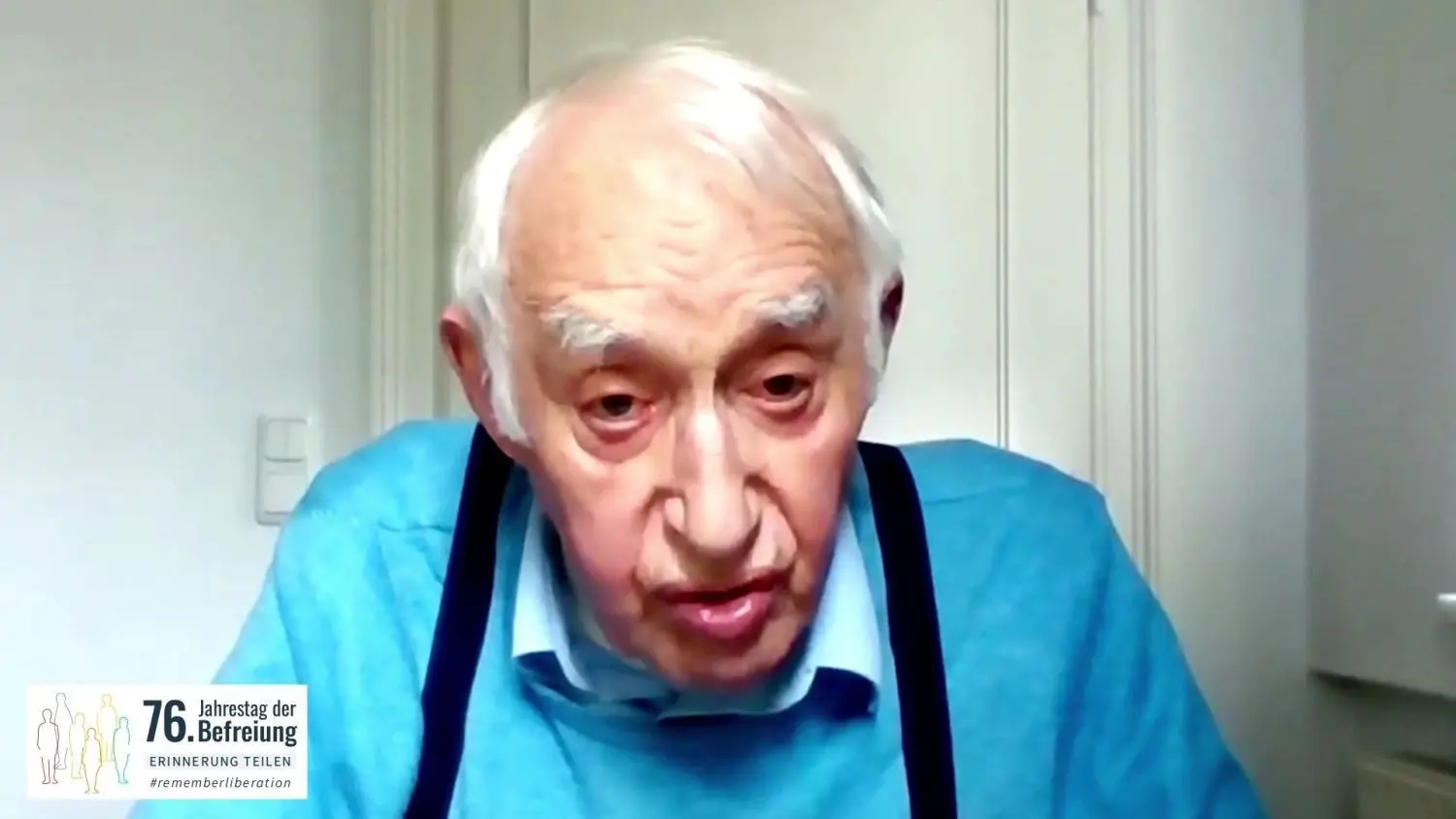 76. Jahrestag der Befreiung der Konzentrationslager Ravensbrück und Sachsenhausen: Klaus Reichmuth, Jahrgang 1924, berichtete davon, wie er mit einem Mitschüler verhaftet und ins KZ Sachsenhausen deportiert wurde, weil sie Flugblätter verteilt hatten, auf denen sie sich gegen die Euthanasie aussprachen.