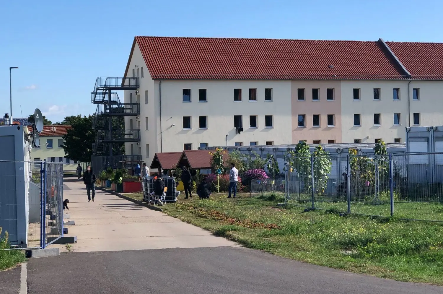 Blick in die Erstaufnahmeeinrichtung von Brandenburg am Standort Eisenhüttenstadt am 29. September 2021.