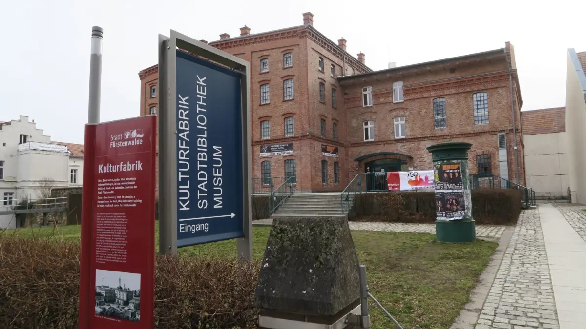 Die Kulturfabrik in Fürstenwalde.
Die Kulturfabrik Fürstenwalde.