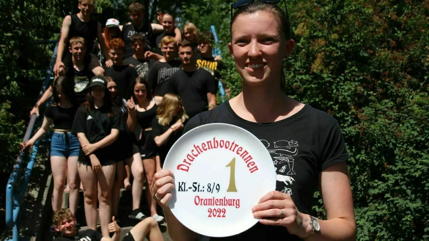 In der am härtesten umkämpften Jahrgangsstufe 8 und 9 gewann das Team der Oberschule Lehnitz mit Lehrerin Antje Lehnert.