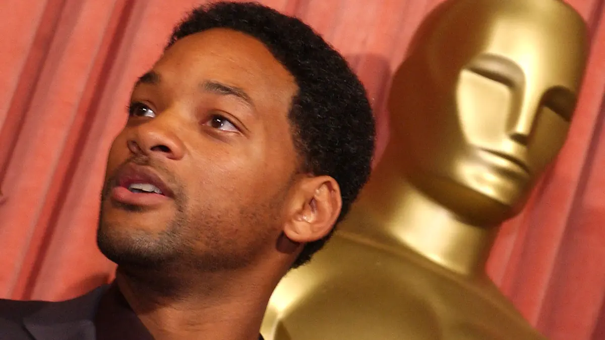 Will Smith war bei den 74th Academy Awards nominiert für als bester Hauptdarsteller für "Ali" (Photo by LUCY NICHOLSON / AFP)