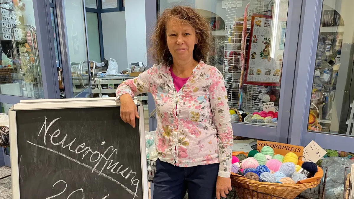 Malgorzata Dubinska Oranienburg Neueröffnung Strickladen Lisa Wollladen Strickwaren Louise-Henriette-Passage Lehnitzstraße