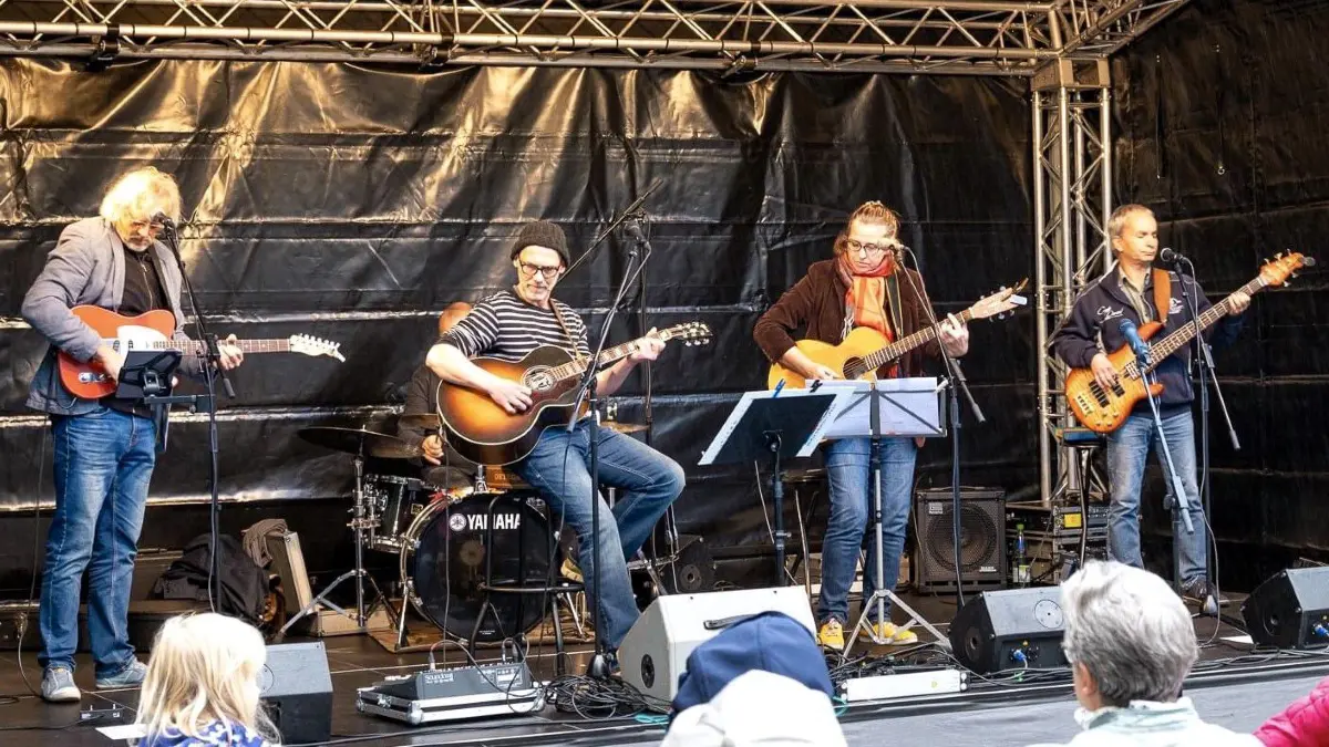 Die Zunft Band: Wriezen. Die Zunft, Band aus dem Oderbruch. Datum unbekannt. Foto: Nico Kollmann