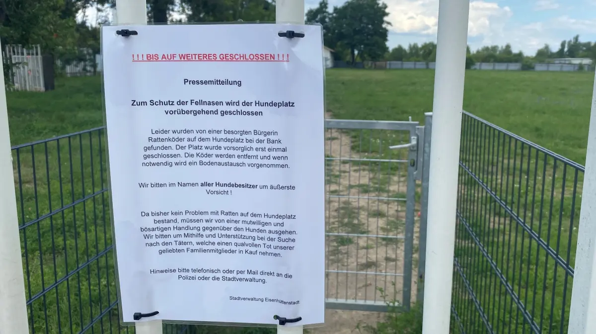 Ist seit dem 6. Juni gesperrt: der öffentliche Hundeplatz an der Beeskower Straße in Eisenhüttenstadt