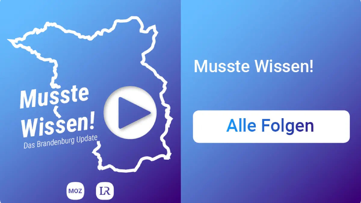 Unseren neuen Podcast „Musste Wissen! – das Brandenburg-Update“ gibt es ab sofort überall da, wo es Podcasts gibt.