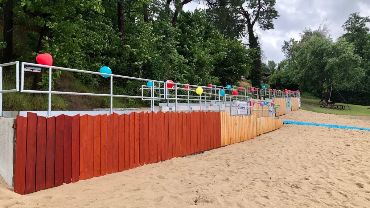 Rampe im Strandbad Stienitzsee