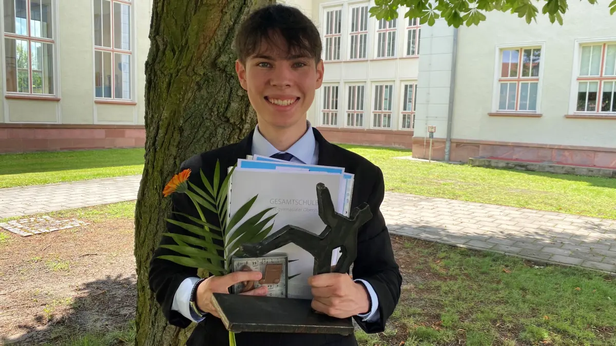 Jahrgangsbester Abiturient an der Gesamtschule 3 in Eisenhüttenstadt: Henrik Pflughöft