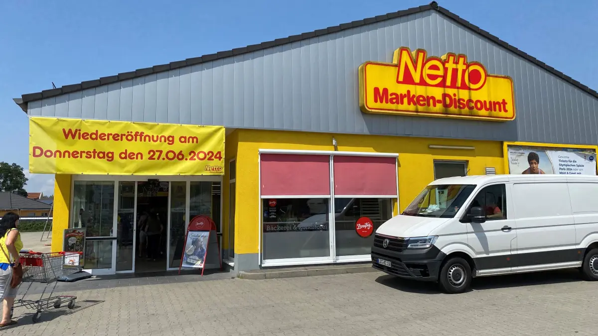 Seit dem 27. Juni ist der Markendiscount Netto an der Fürstenberger Straße 50 in Eisenhüttenstadt wieder geöffnet.
