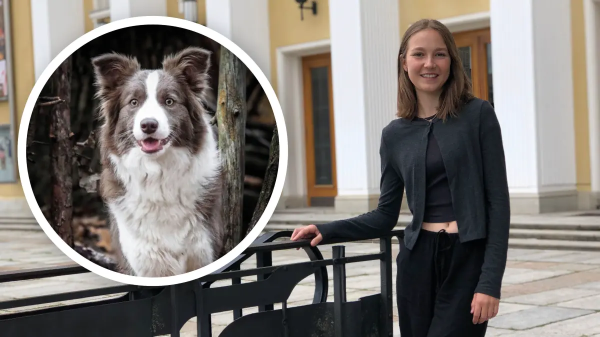 Marlene Philipp und Hund Leila
