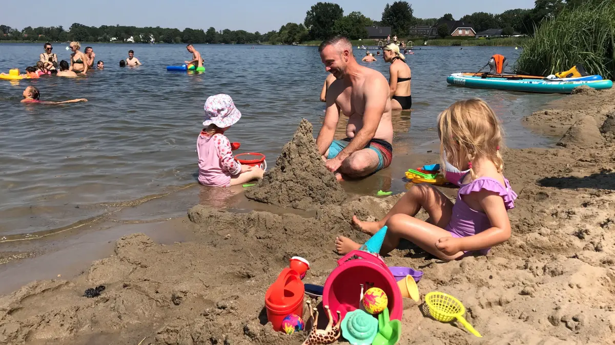 Müllrose. Freibad am Ostufer Großer Müllroser See. 21.07.2024 Foto: Frank Groneberg