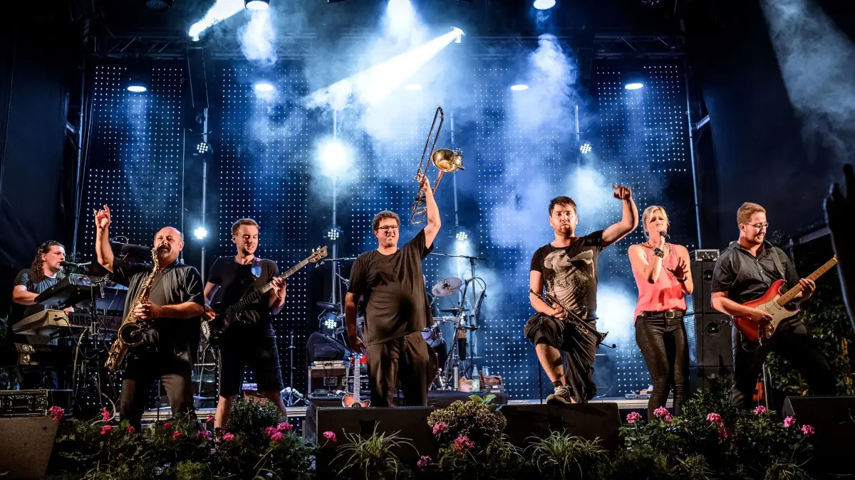 Cottbus. Band Naund, Live-Band aus Cottbus. Datum unbekannt. Pressefoto. Foto: Peter Hamann