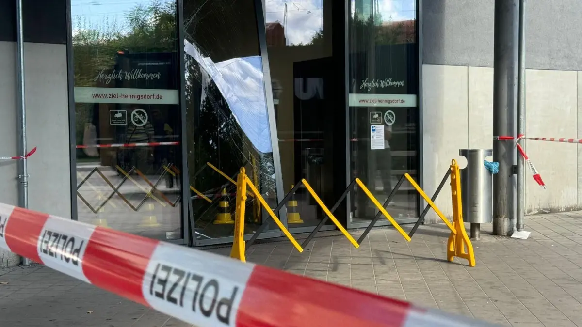 Einkaufscenter Ziel - Einbruch gescheitert am 240804