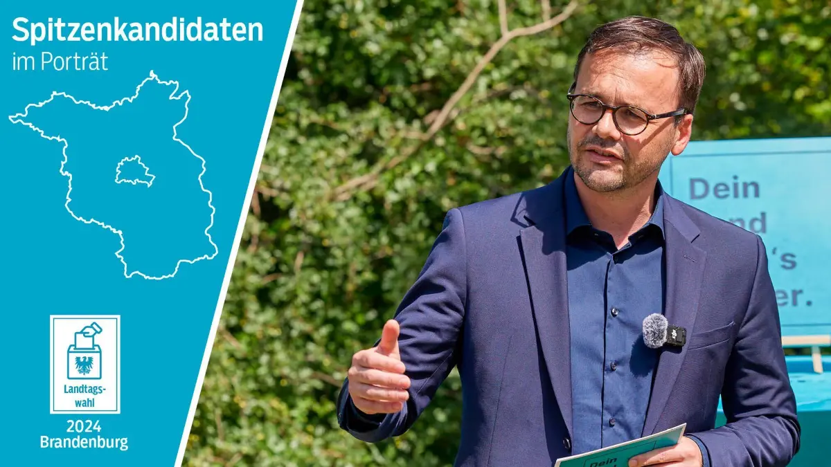 CDU-Spitzenkandidat Jan Redmann im Wahlkampf