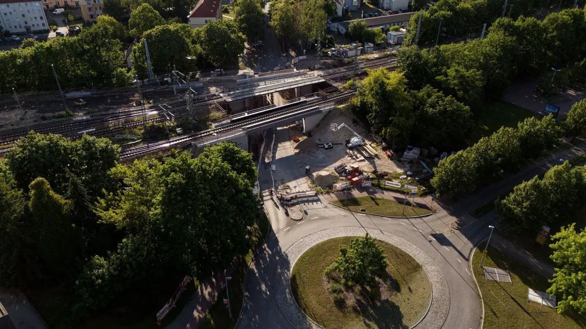 Die Brücke in der Marwitzer Straße