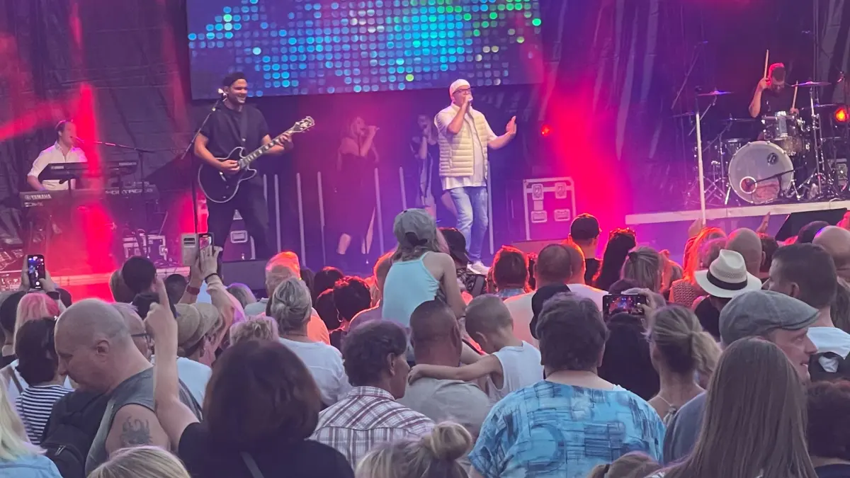 DJ Ötzi beim Stadtfest Eisenhüttenstadt