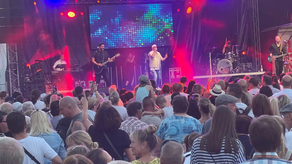 DJ Ötzi beim Stadtfest Eisenhüttenstadt