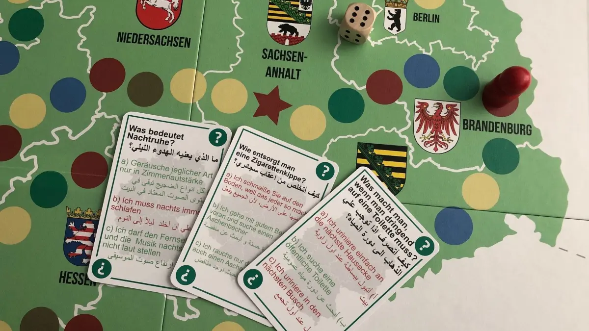 Sich spielend integrieren: Ganz so einfach wie im Spiel "Leben in Deutschland" läuft es im Landkreis Märkisch-Oderland nicht ab.