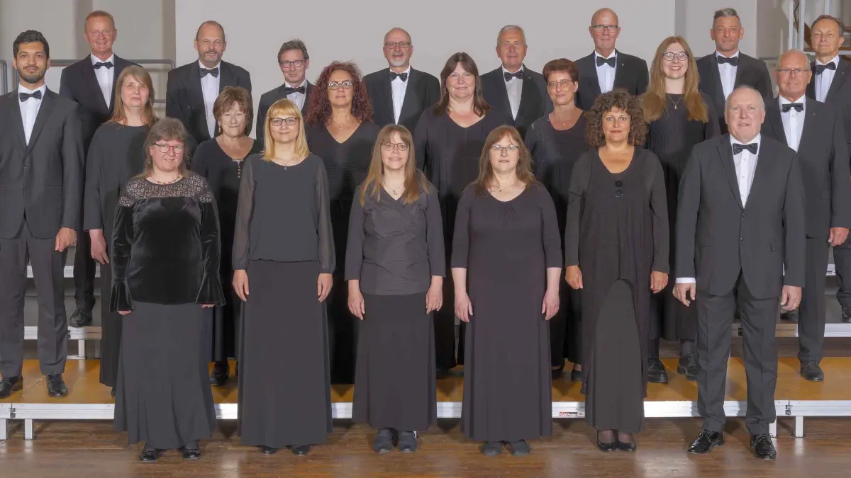 Frankfurt (Oder). Kammerchor der Singakademie. Foto von 2023. Foto: Nikolaus Netzer