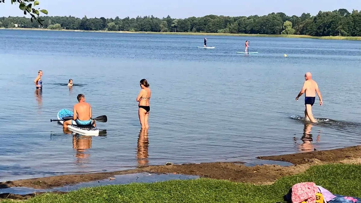 Badewetter und Wandlitzsee - beides gehört für viele Freunde des Sees unweigerlich zusammen.
