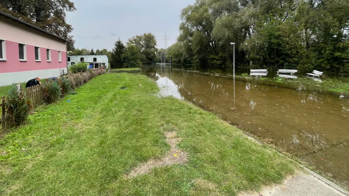Seestraße in Brieskow-Finkenheerd am 24.9.