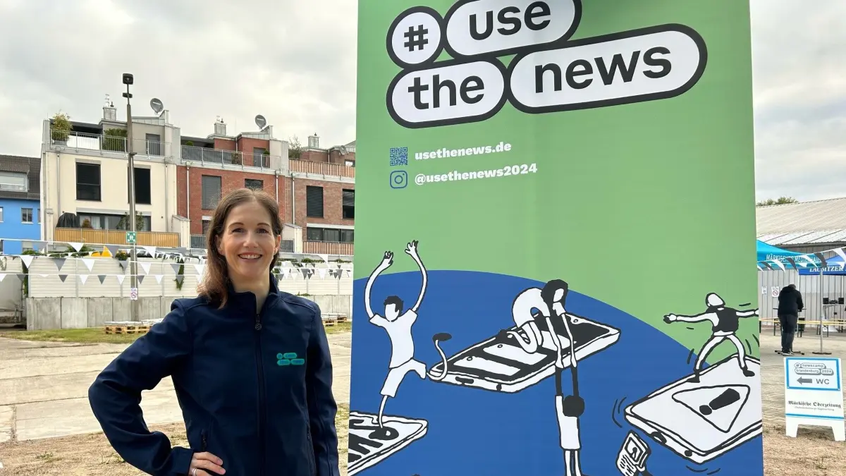 Sandra Jütte ist wissenschaftliche Mitarbeiterin im Projekt #UseTheNews. Sie ist in Frankfurt (Oder) mit dabei.