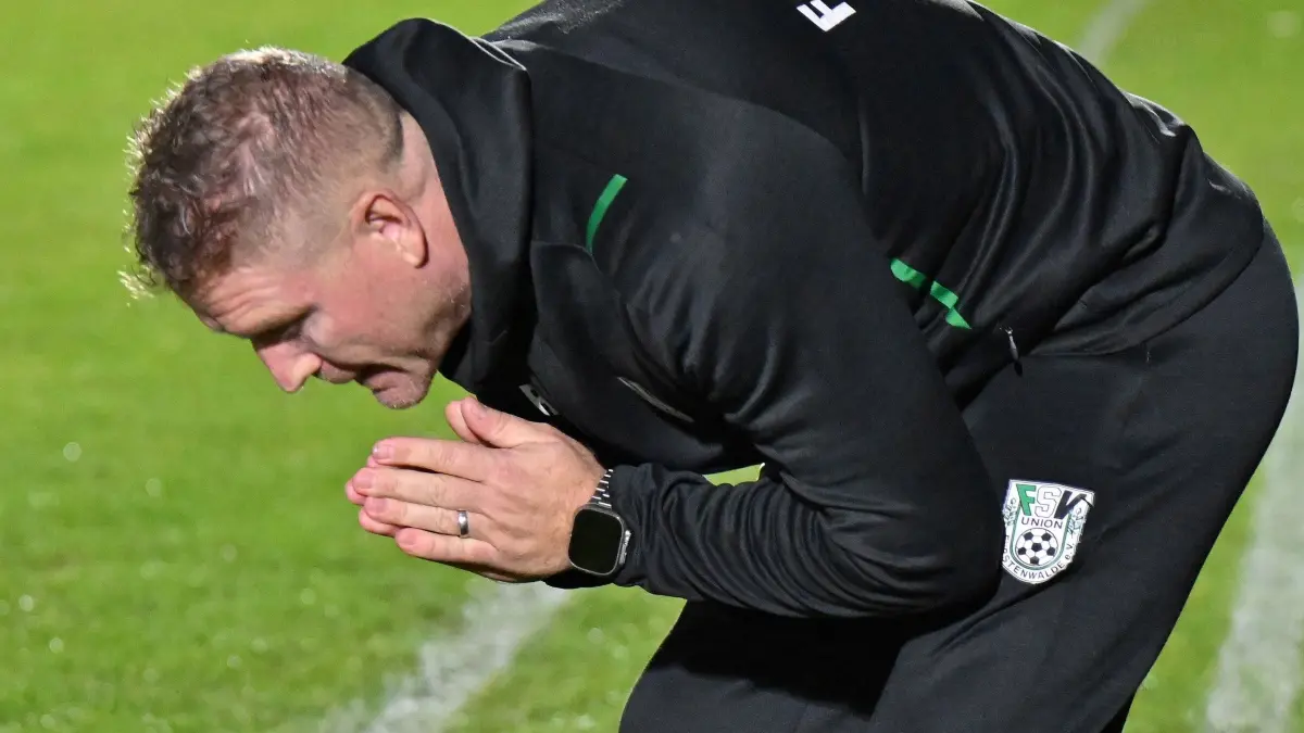 Fussball : Fürstenwalde, Fussball Brandenburgliga, Union Fürstenwalde - 1. FC Frankfurt, Trainer Robert Fröhlich
27.09.2024 FOTO BENK