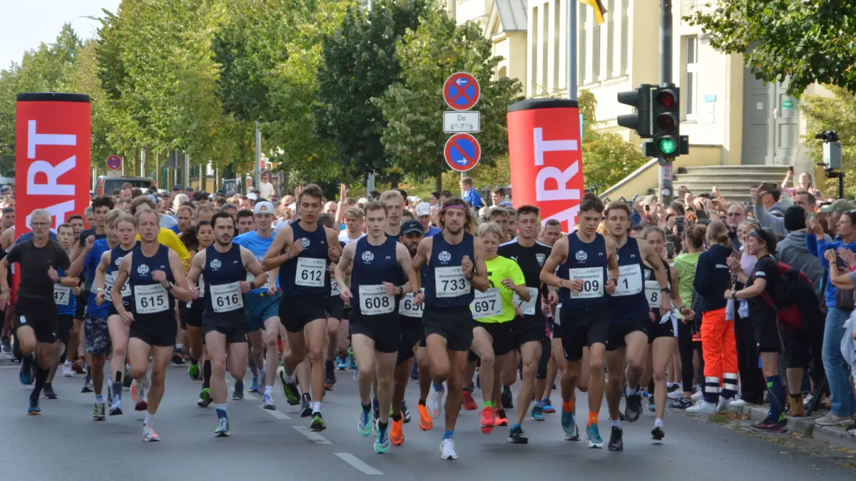 Strausseelauf 2023, Start Hauptlauf