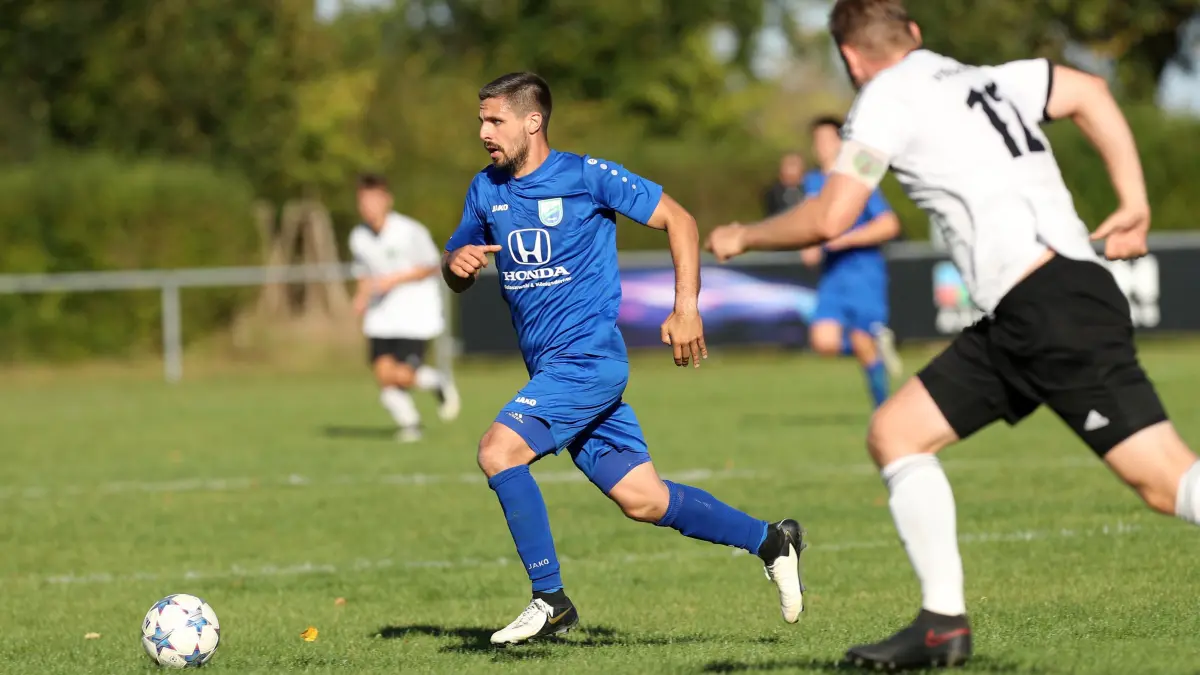 LK 3. ST VfB Gramzow - Eintracht Wandlitz : Gramzow, 14.09.24, LK 3. ST VfB Gramzow - Eintracht Wandlitz, Steven Marx (rechts)