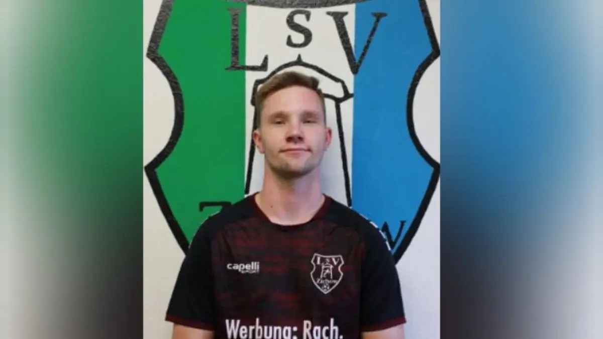 Fu?baller Lucas Becker (LSV Zichow): Fu?baller Lucas Becker (LSV Zichow)