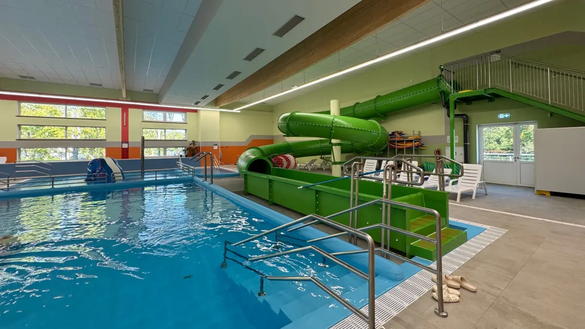 Der Wasserpark in Kostrzyn nad Odrą verfügt über ein Kinderbecken sowie ein Planschbecken für die Jüngsten.