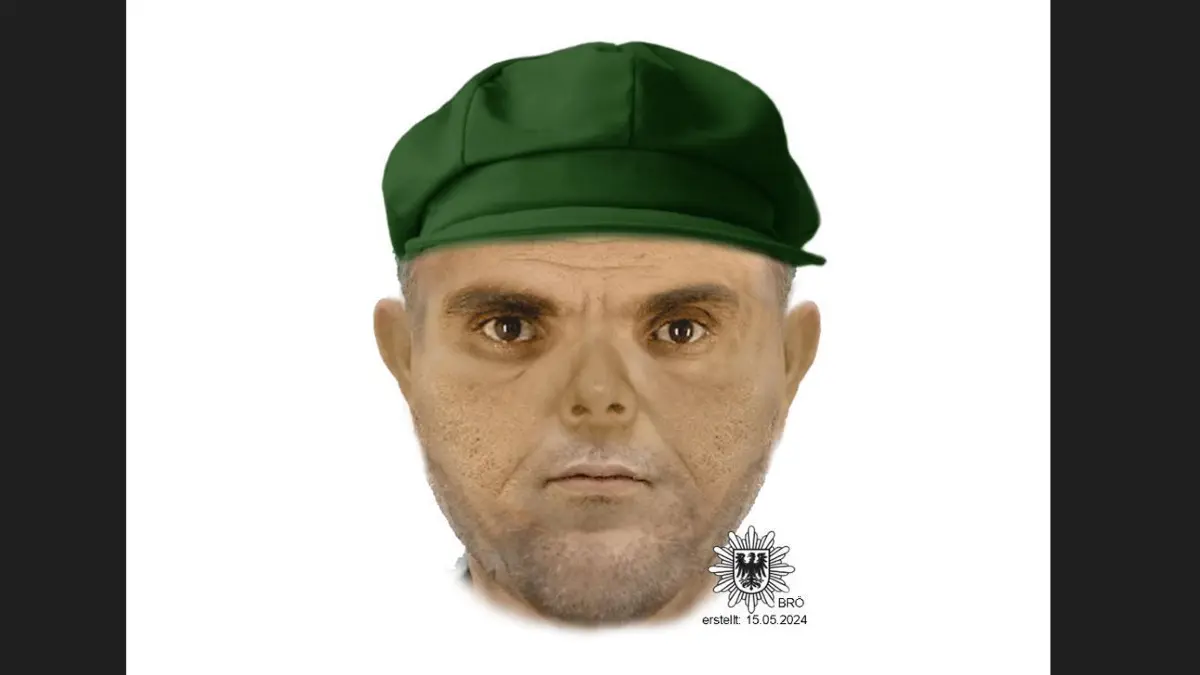 Wer ist der Mann? Das Phantombild zeigt den mutmaßlichen Täter. Der Person wird vorgeworfen, ein 14-jähriges Mädchen bei Biesenthal sexuell belästigt zu haben. Die Polizei bittet die Zivilgesellschaft um Mithilfe.