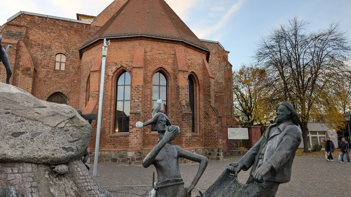Ansicht im Oktober 2024 nach der erfolgten Renovierung der Marienkirche.