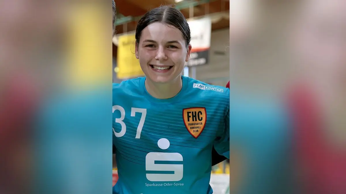 Handballerin Ashley Busse vom Frankfurter HC ist neue Kandidatin für die Wahl zur MOZ-Sportlerin der Woche.
