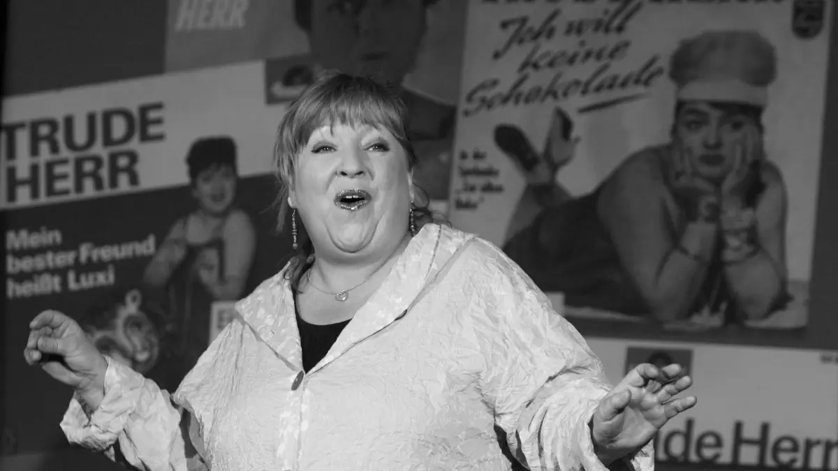 Die Sängerin Angelika Mann in Berlin.
