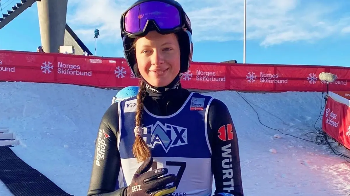 Skispringerin Alvine Holz vom WSV Bad Freienwalde