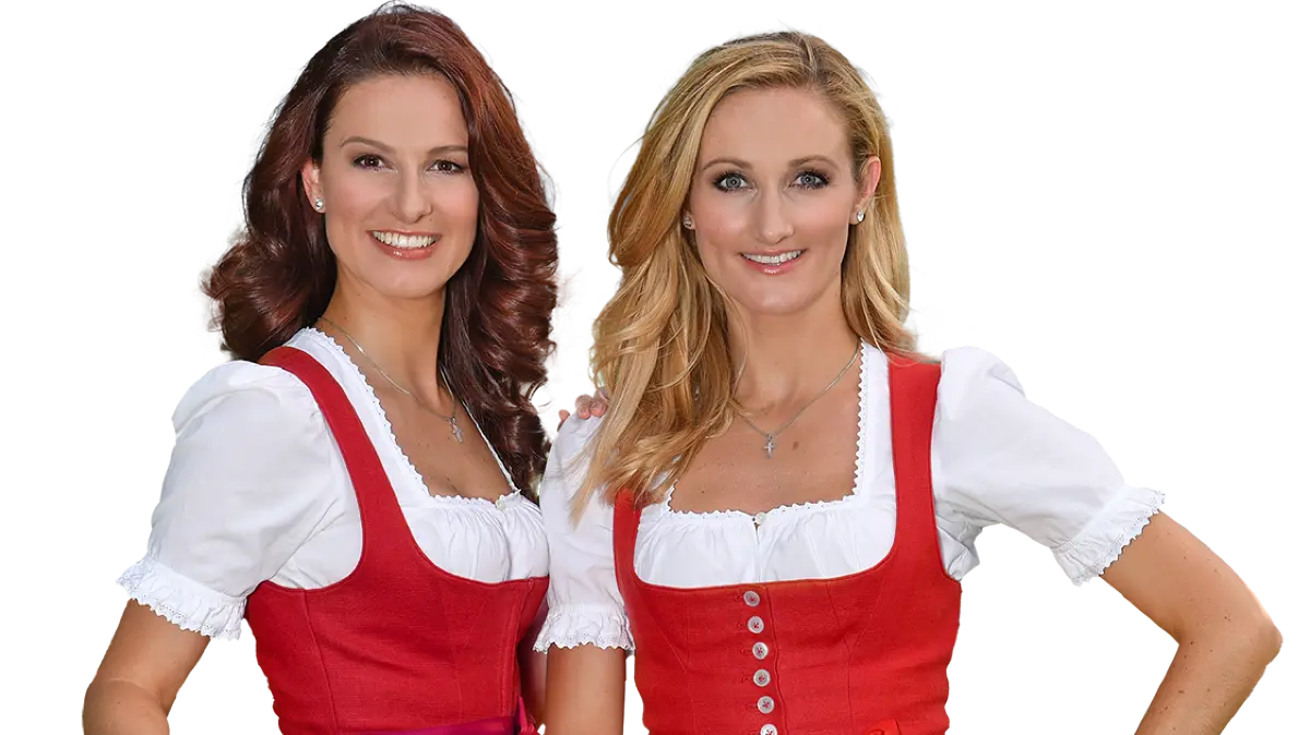 Eisenhüttenstadt. Sigrid & Marina, Gesangsduo. Datum unbekannt. Foto: Hanjo Betzold, Pressefoto