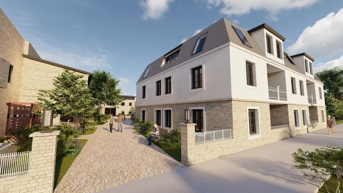 Velten, Grundstück, Viktoriastraße 50, Brandt'sche Hof, soll neu bebaut werden, das sind die Idee von Schmidt & Rudolf Gesellschaft von Architekten und Ingenieuren mbH (Fotonachweis ist so abgesprochen und liegt per Mail vor)
