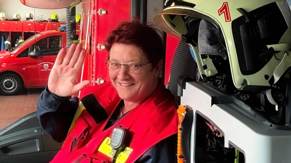 Feuerwehrfrau Carmen Haase: Feuerwehrfrau Carmen Haase