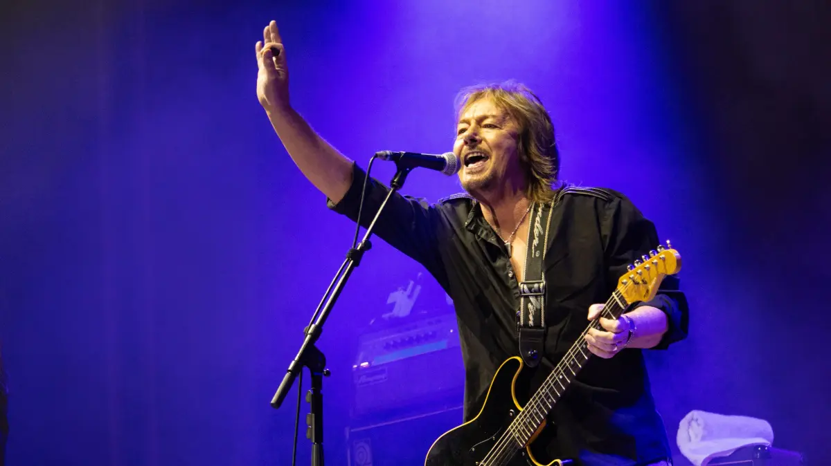 Gern gesehener Star beim Berliner Rundfunk Open Air: Chris Norman bei seinem Auftritt 2022 in der Wuhlheide