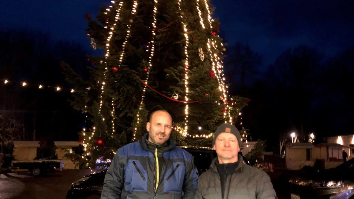 Unermüdlicher Einsatz für die Gemeinschaft: Die Vorstände des Stadtteilvereins Finow, Reino Fischer (l). und Thomas Löbel.