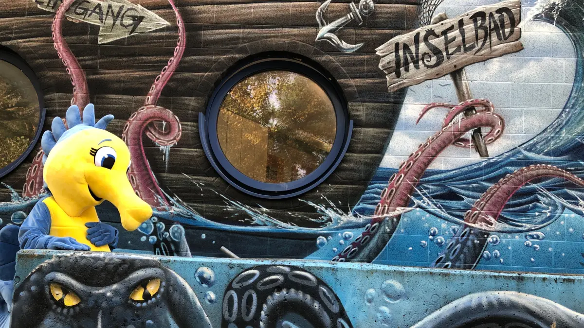 Inselbad Eisenhüttenstadt im September 2024