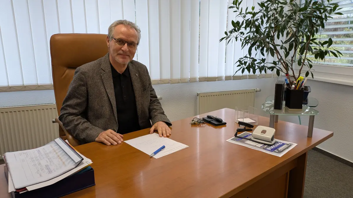 Dr. Michael Wolf, Schulleiter des privaten Gymnasiums in Panketal, 6.1.25
